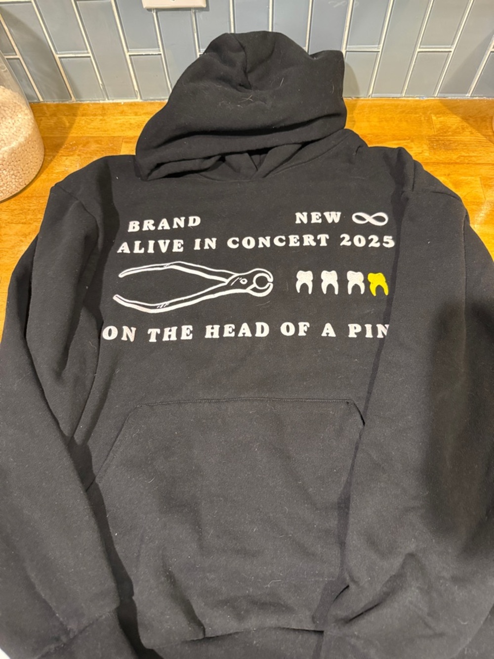 Brand New (band) Black Graphic Hoodie "Alive in Concert 2025"